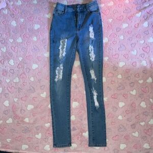 Distressed FashionNova Jeans
